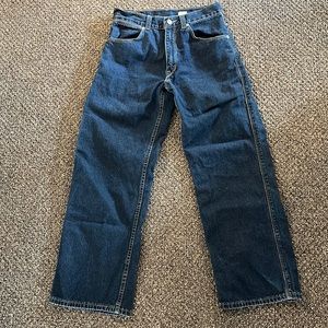 Vintage Women’s Levi’s Cargo Jean |Size: 16| Dark Wash
